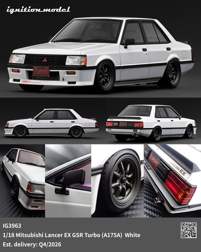Ignition Model 1:18 Mitsubishi Lancer EX GSR Turbo (A175A) White IG3963