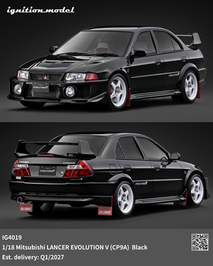 [Preorder] Ignition Model 1:18 Mitsubishi LANCER EVOLUTION V (CP9A) Black IG4019