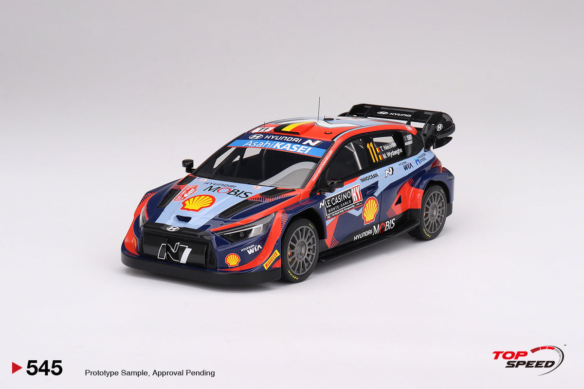 Topspeed 1:18 Hyundai i20 N Rally1 2023 Rally MonteCarlo 3rd Place #11