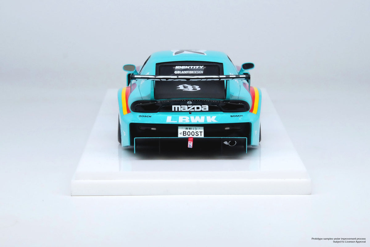 Inno18 1:18 Mazda RX7 (FD3S) LB-SUPER SILHOUETTE BLUE IN18-LBWKRX7-03