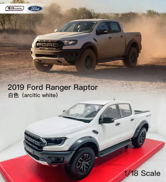MK 1:18 Miniatures 2019 Ford Ranger Raptor (3 Color)