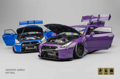 PGM 1:18 LB-WORKS NISSAN GT-R R35 Fully Openable (2 Colours)