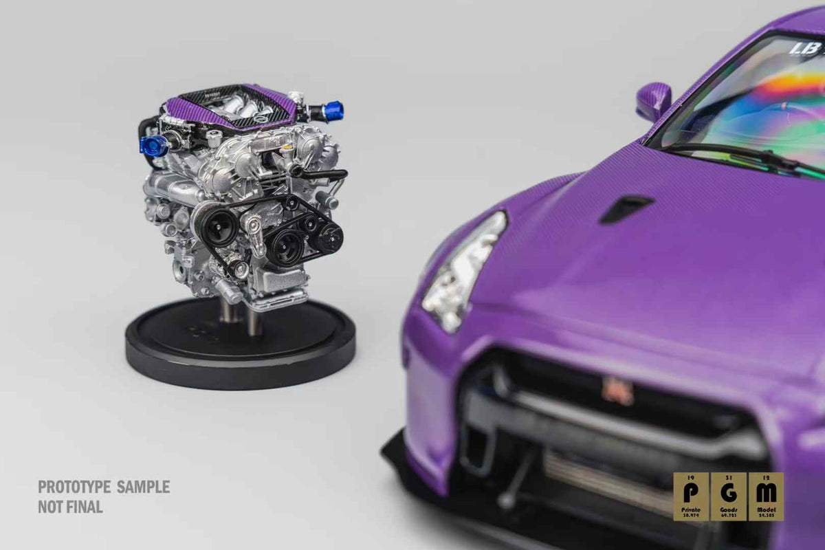 PGM 1:18 LB-WORKS NISSAN GT-R R35 Fully Openable (2 Colours)
