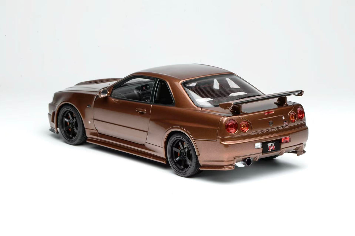 Motorhelix 1:18 Nissan Skyline GT-R (R34) CUSTOMIZED VERSION