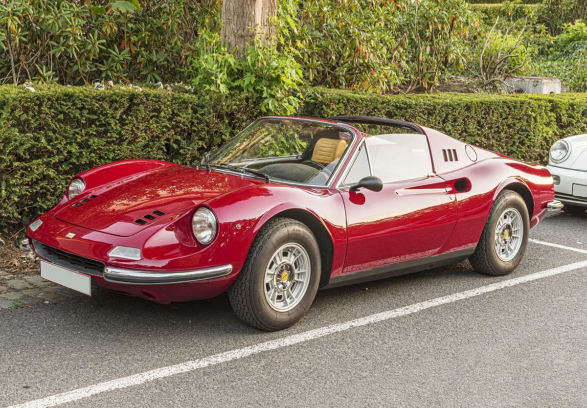 [Preorder] BBR 1:18 Ferrari Dino 246 GTS 1972 - Rosso Rubino - Beige P18152C