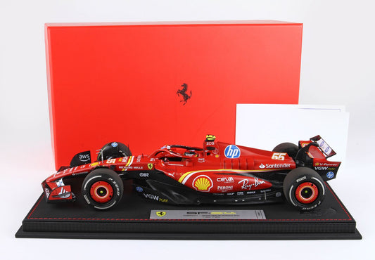 BBR 1:18 Ferrari SF24 MONACO GP 2024 - Luxury Packaging - C. Sainz BBR241855CDIE