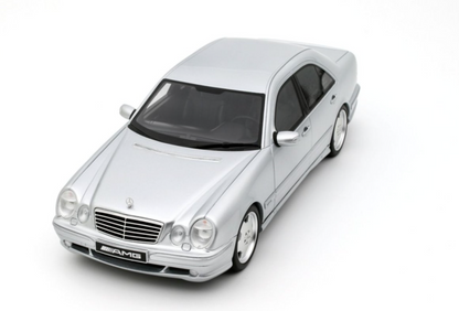[Preorder] OttO 1:18 MERCEDES-BENZ E55 AMG W210 BRILLIANT SILVER 744 2001 OT459