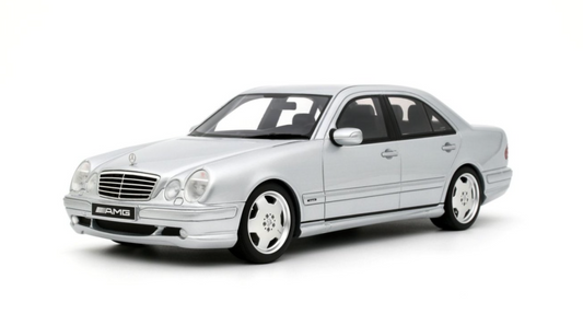 [Preorder] OttO 1:18 MERCEDES-BENZ E55 AMG W210 BRILLIANT SILVER 744 2001 OT459