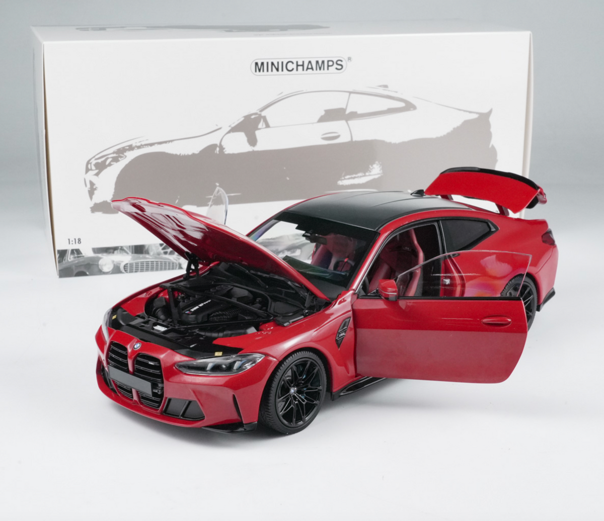 MINICHAMPS 1:18 BMW M4 - 2024 - RED METALLIC 110020140