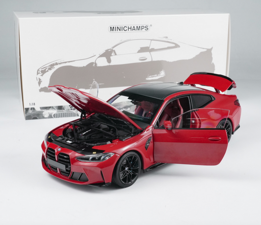 MINICHAMPS 1:18 BMW M4 - 2024 - RED METALLIC 110020140