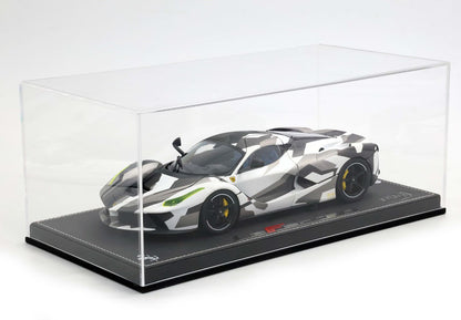 BBR 1:18 Ferrari LaFerrari 2012 open diecast - SPECIAL PACK Camouflage display case BBR182243DIE