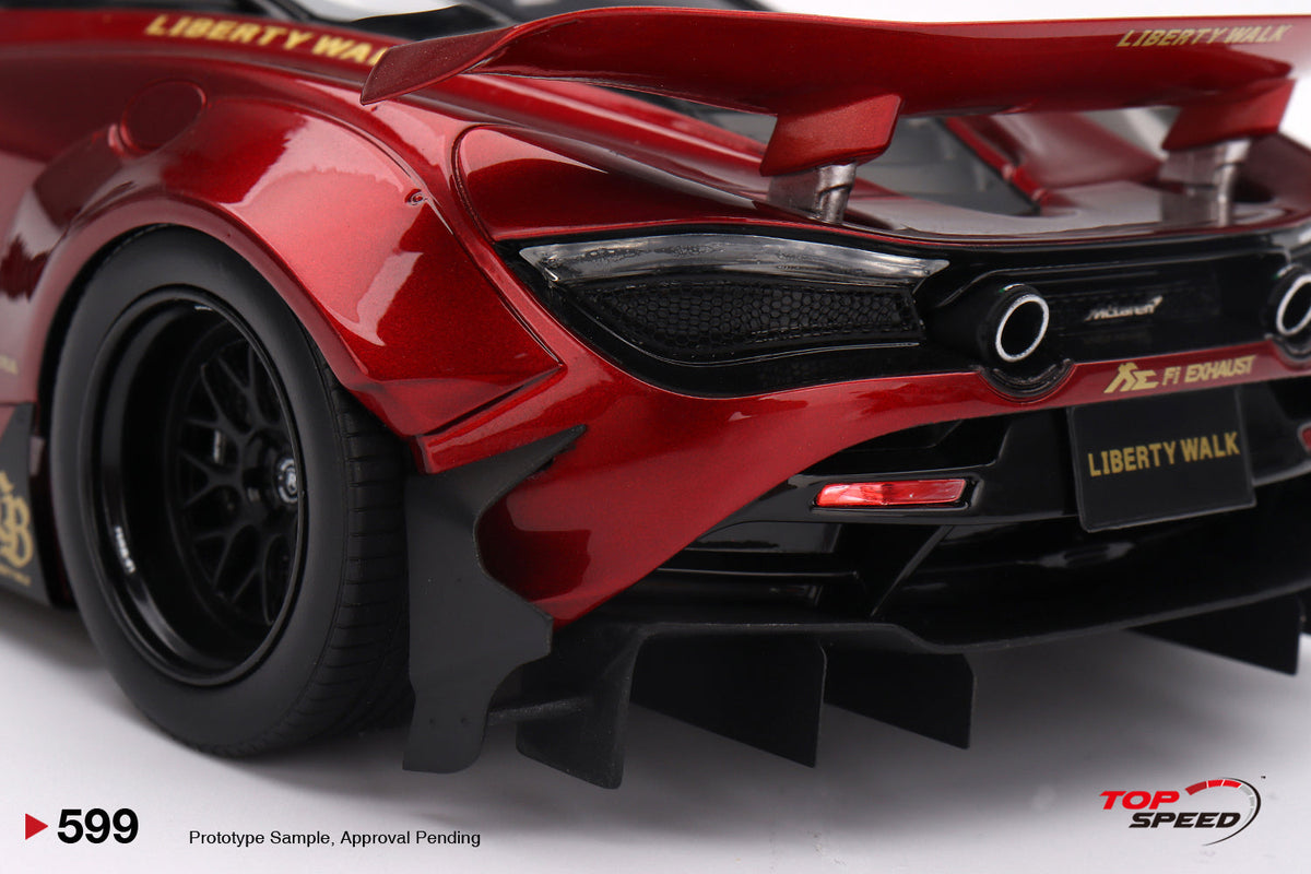 TOPSPEED 1:18 LWBK McLaren 720S Gem Red TS0599