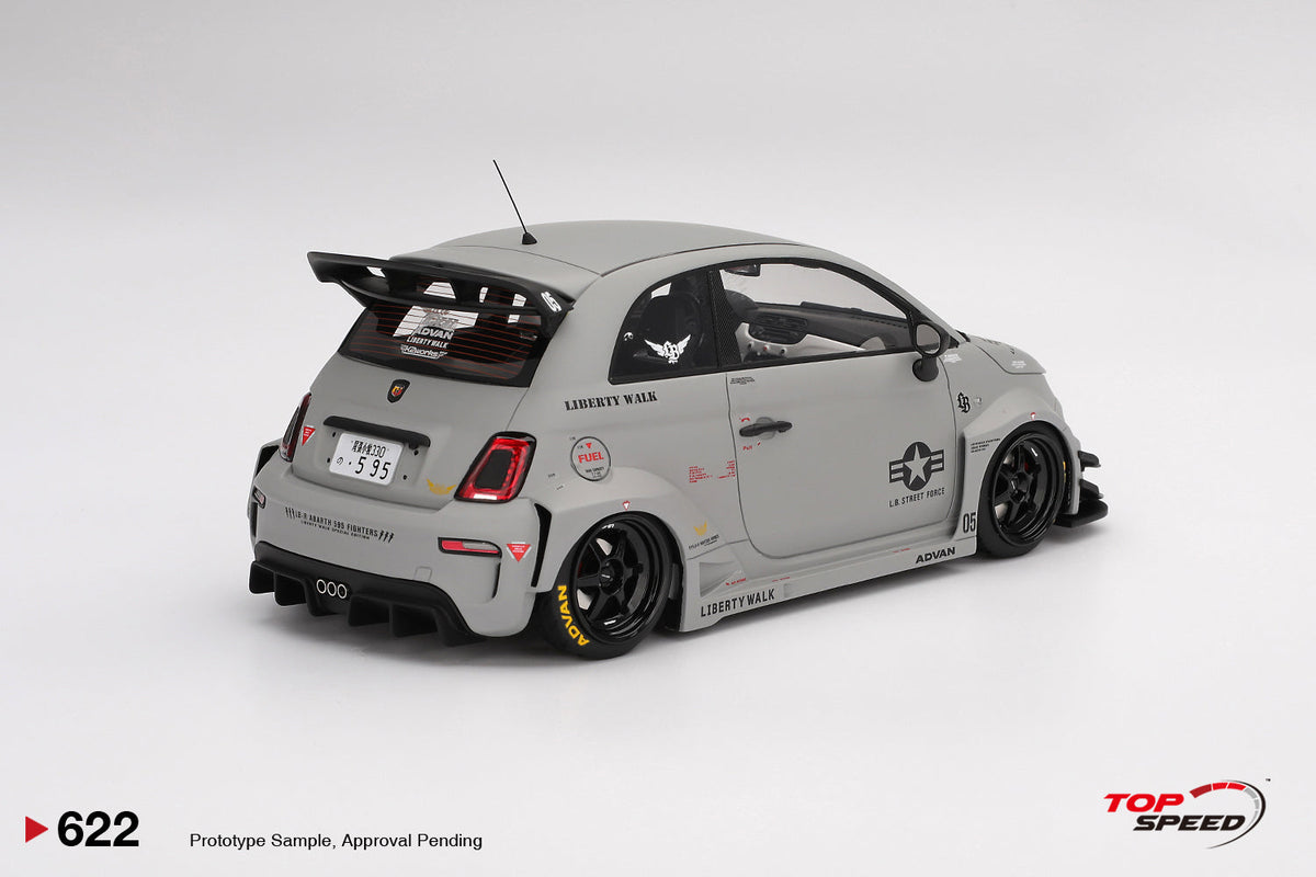 TOPSPEED 1:18 Abarth 595 LB-WORKS Abas Works Fighters TS0622