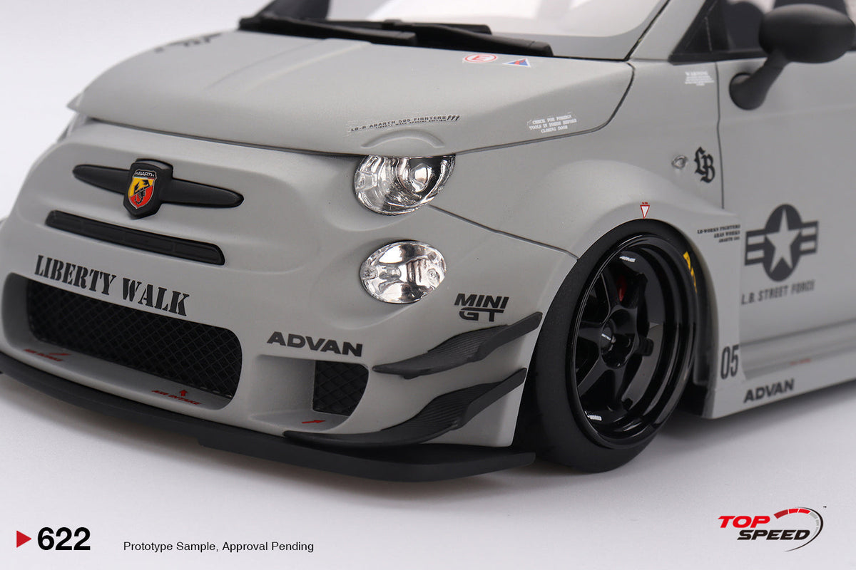 TOPSPEED 1:18 Abarth 595 LB-WORKS Abas Works Fighters TS0622