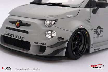 TOPSPEED 1:18 Abarth 595 LB-WORKS Abas Works Fighters TS0622