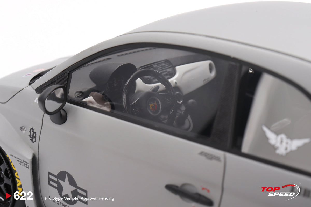 TOPSPEED 1:18 Abarth 595 LB-WORKS Abas Works Fighters TS0622
