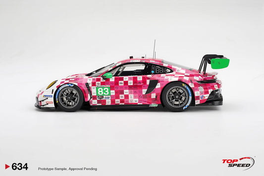 [Preorder] Topspeed 1:18 Porsche 911 GT3 R (992) #83 Iron Dames 2025 IMSA Daytona 24 Hrs TS0634