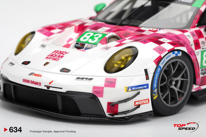 [Preorder] Topspeed 1:18 Porsche 911 GT3 R (992) #83 Iron Dames 2025 IMSA Daytona 24 Hrs TS0634