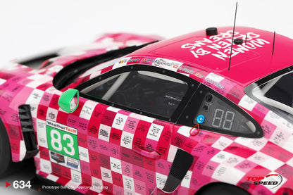 [Preorder] Topspeed 1:18 Porsche 911 GT3 R (992) #83 Iron Dames 2025 IMSA Daytona 24 Hrs TS0634