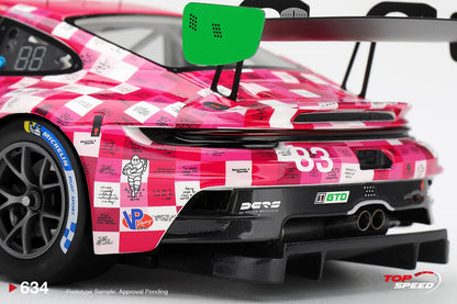 [Preorder] Topspeed 1:18 Porsche 911 GT3 R (992) #83 Iron Dames 2025 IMSA Daytona 24 Hrs TS0634