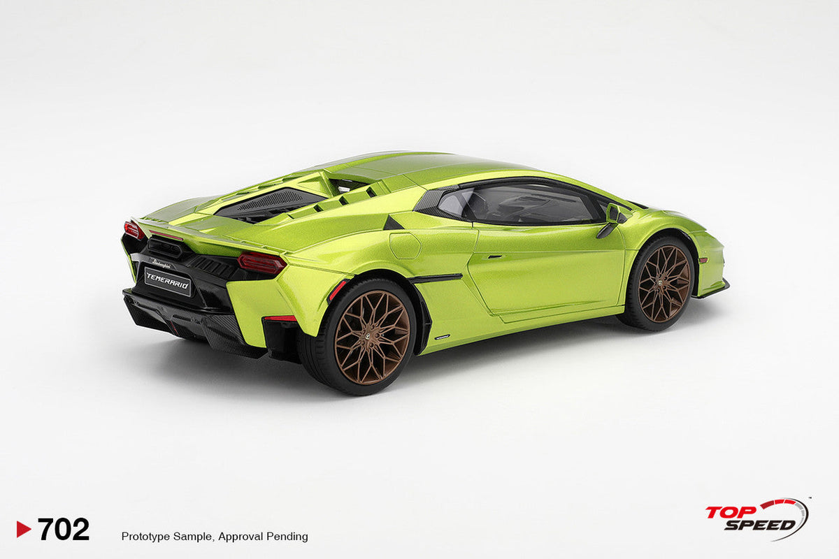 [Preorder] Topspeed 1:18 Lamborghini Temerario Verde Citrea TS0702