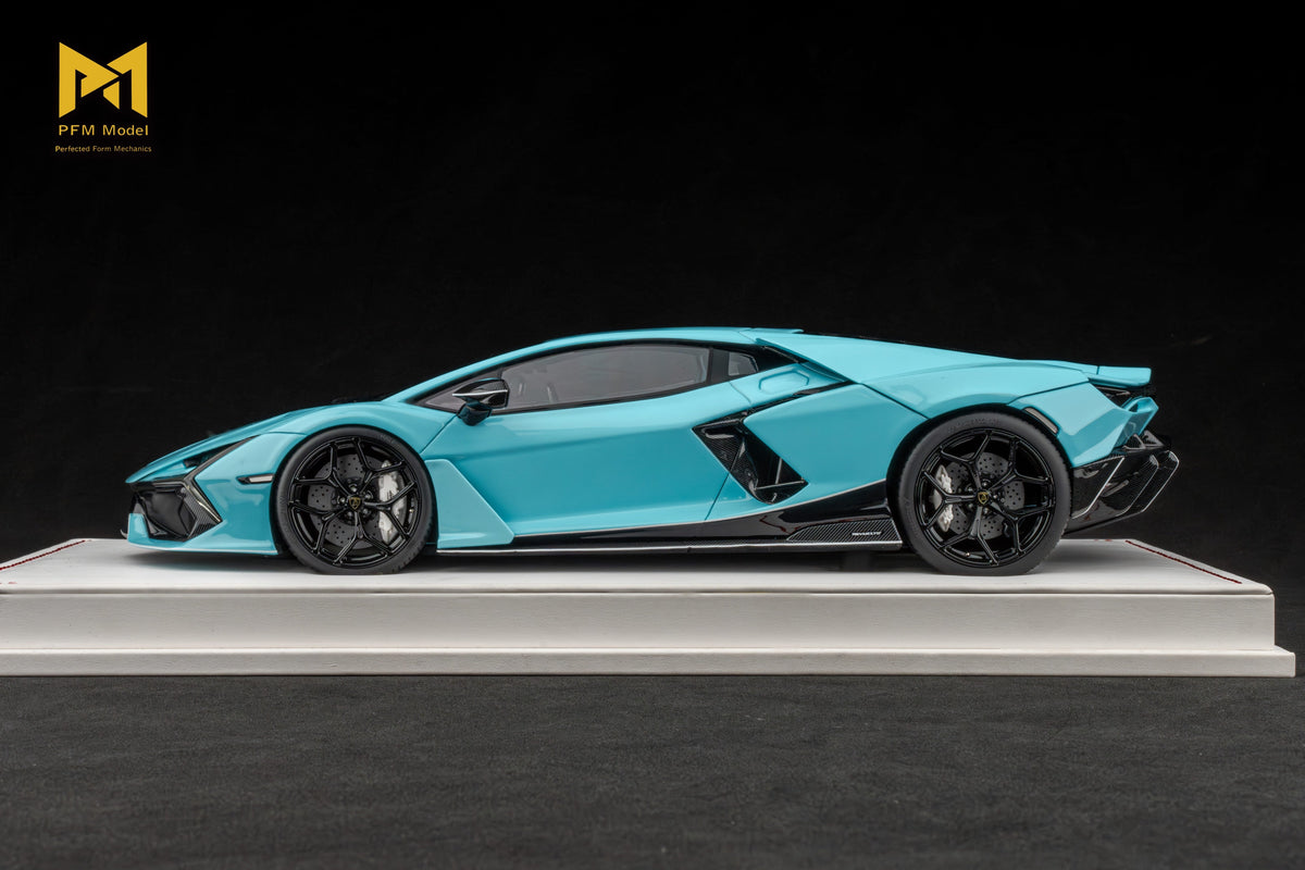 PFM Perfected Form Mechanics 1:18 Lamborghini Revuelto Tiffany Blue