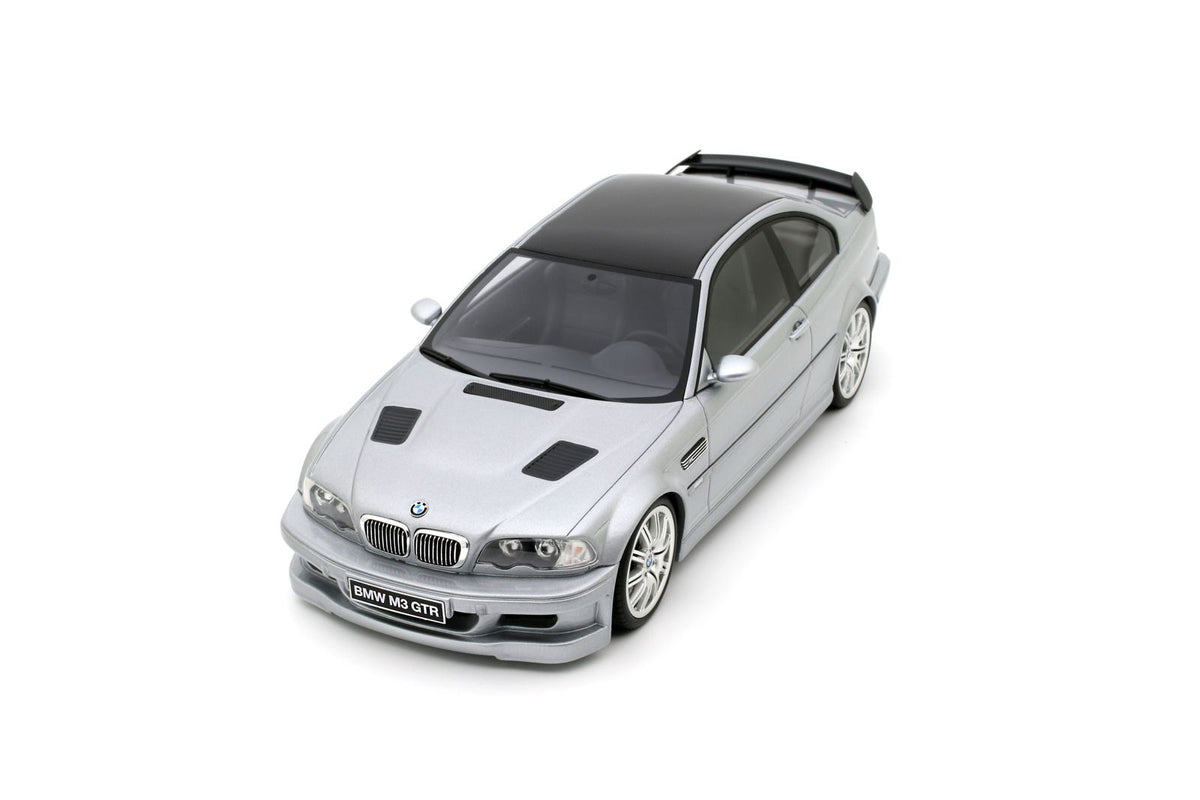 Otto 1:18  BMW E46 M3 GTR STREET TITAN SILVER METALLIC 354 2001 OT1128