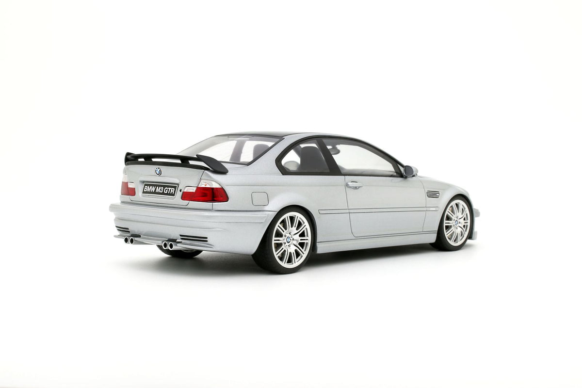 Otto 1:18  BMW E46 M3 GTR STREET TITAN SILVER METALLIC 354 2001 OT1128