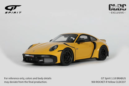 GT Spirit 1:18 Porsche BRABUS 900 Rocket-R Yellow CLDC037