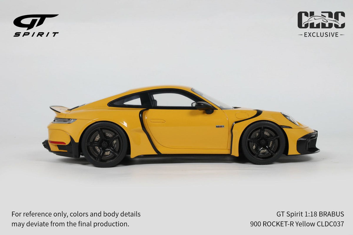 GT Spirit 1:18 Porsche BRABUS 900 Rocket-R Yellow CLDC037