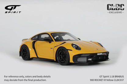 GT Spirit 1:18 Porsche BRABUS 900 Rocket-R Yellow CLDC037