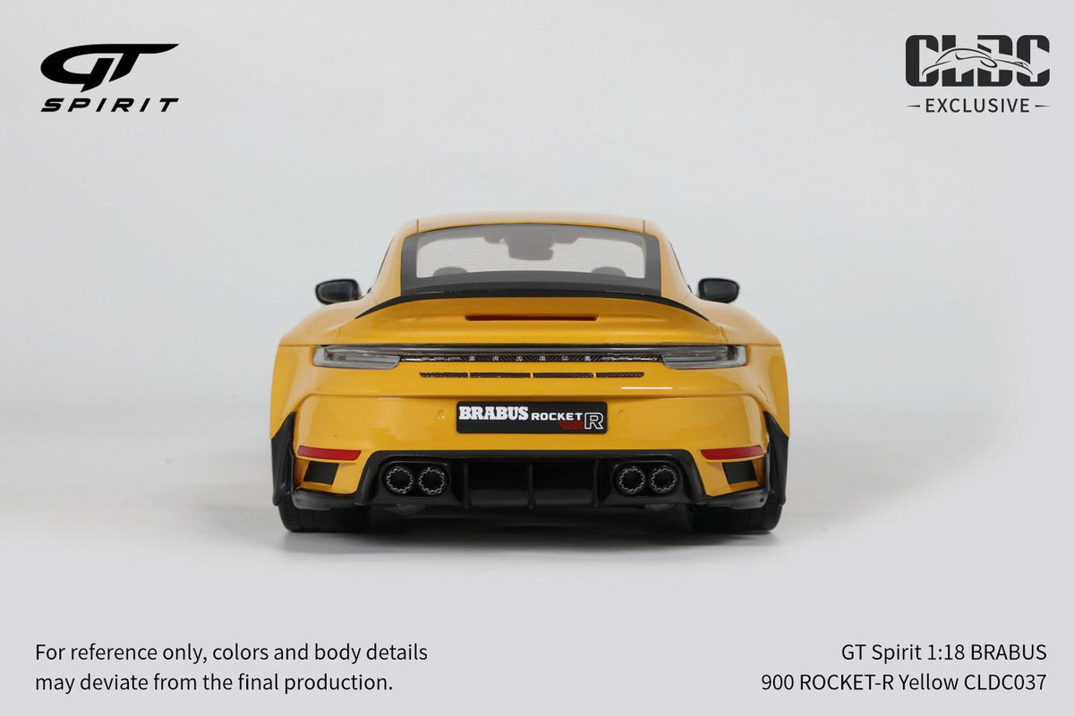 GT Spirit 1:18 Porsche BRABUS 900 Rocket-R Yellow CLDC037