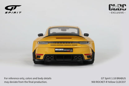 GT Spirit 1:18 Porsche BRABUS 900 Rocket-R Yellow CLDC037