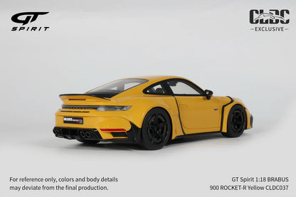 GT Spirit 1:18 Porsche BRABUS 900 Rocket-R Yellow CLDC037