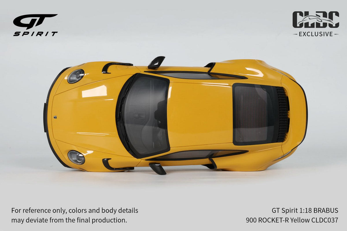 GT Spirit 1:18 Porsche BRABUS 900 Rocket-R Yellow CLDC037