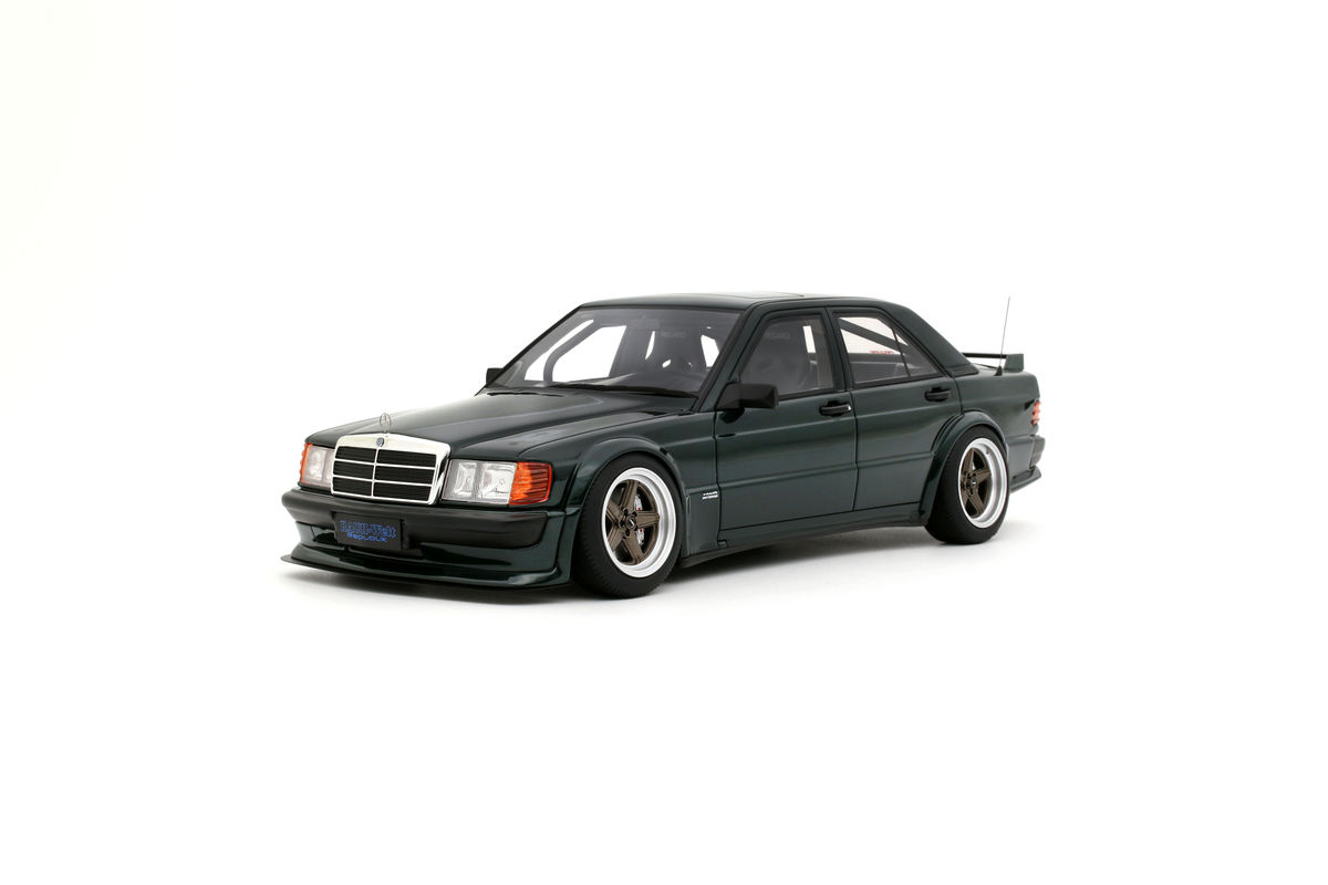 [Preorder] OttO 1:18 Mercedes RAUH-WELT REPUBLIK RWR 190E 2.5-16 Green OT1252