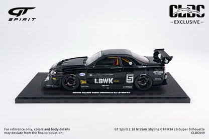 GT Spirit 1:18 NISSAN Skyline GTR R34 LB-Super Silhouette CLDC049