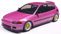 [Preorder] Solido 1:18 1991 HONDA CIVIC (EG6) SOLIDO WORKS PINK METALLIC S1810409