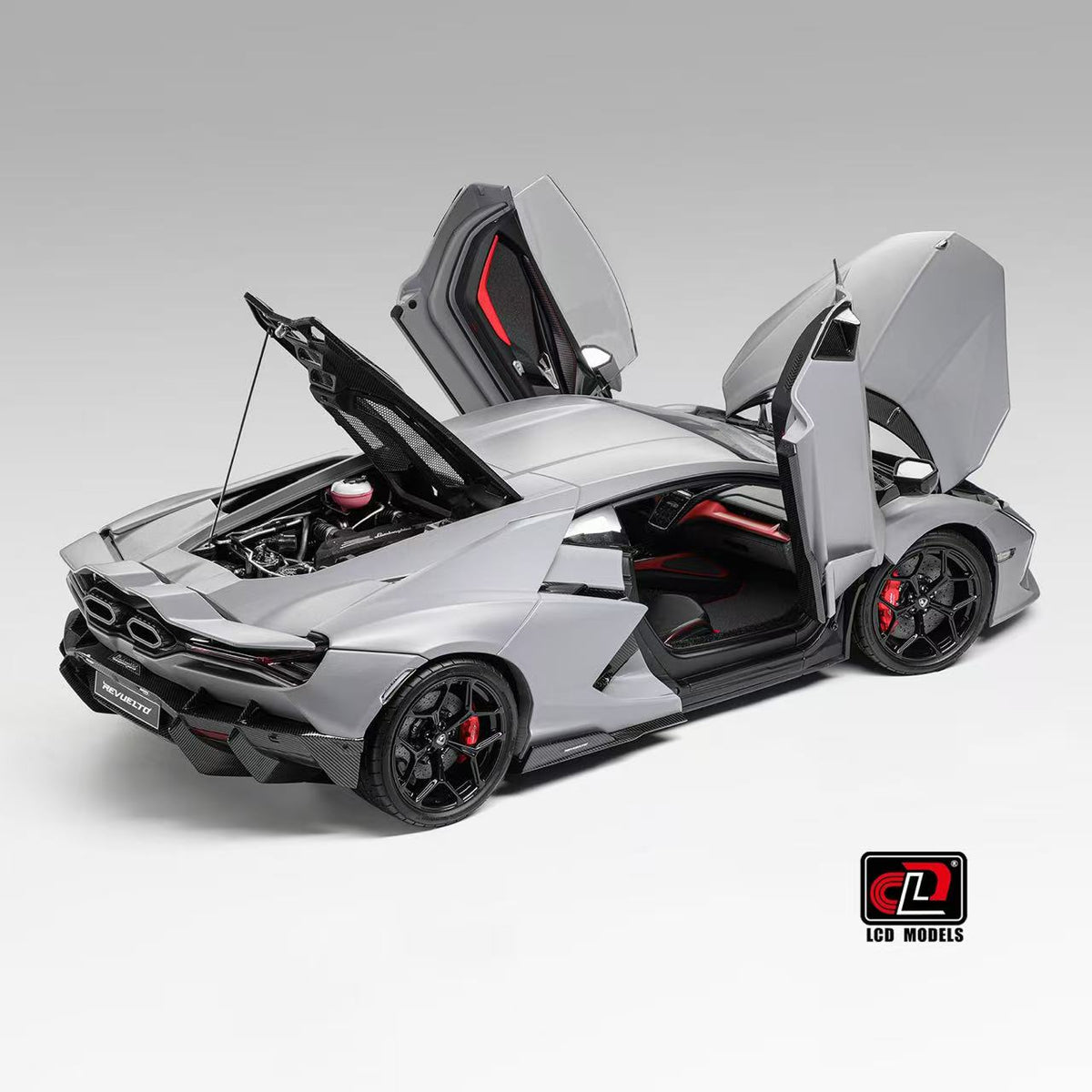 [Preorder] LCD 1:18 Lamborghini Revuelto Matte Grey LCD18026-GR