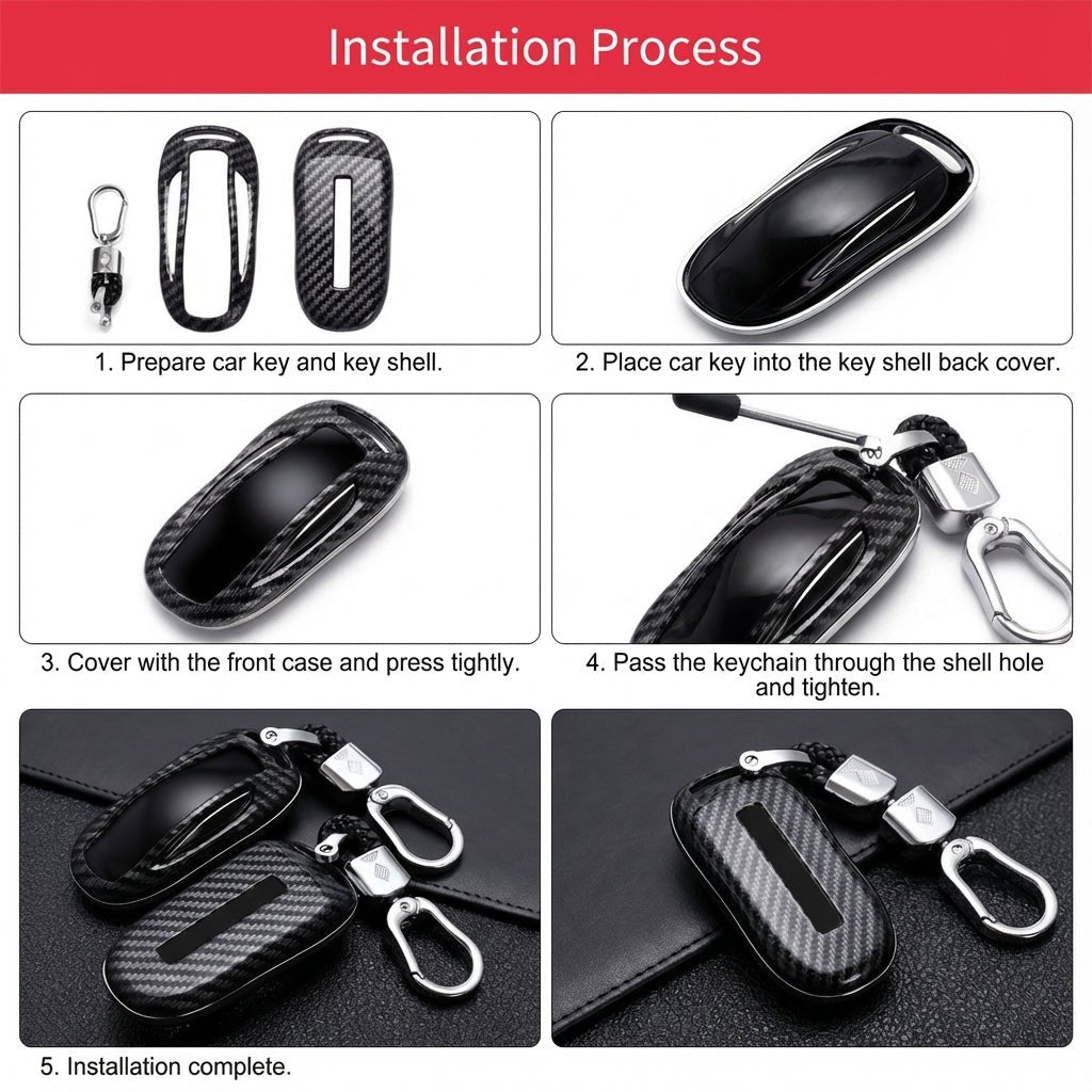 ABS Key Fob Cover for Tesla Model S & Model X | Waterproof & Signal Friendly