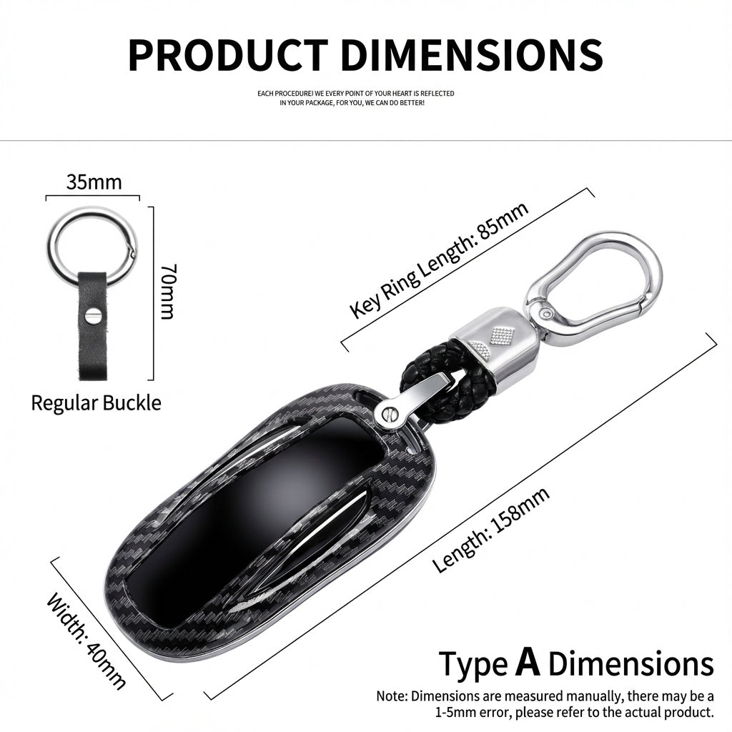 ABS Key Fob Cover for Tesla Model S & Model X | Waterproof & Signal Friendly