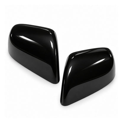 ABS Mirror Covers for Model 3/Y | 4 Finishes | 3M Tape | Scratch Protection | 3 Versions