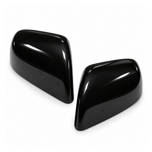ABS Mirror Covers for Model 3/Y | 4 Finishes | 3M Tape | Scratch Protection | 3 Versions