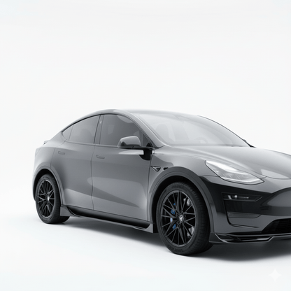ABS Side Skirts Split Design for Tesla Model Y Juniper  | Tesery