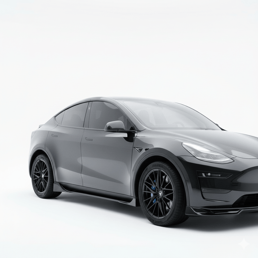 ABS Side Skirts Split Design for Tesla Model Y Juniper  | Tesery