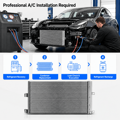 A/C Condenser for Tesla Model 3 2017–2020 (1077083-00-B)