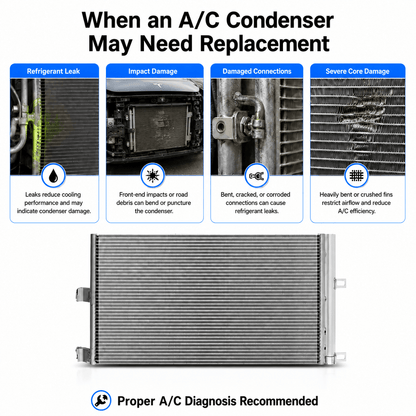 A/C Condenser for Tesla Model 3 2017–2020 (1077083-00-B)