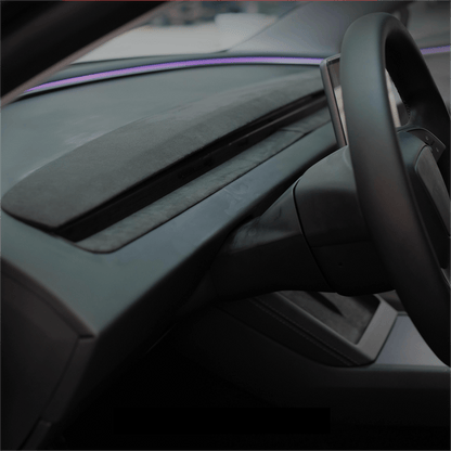 Alcantara Dashboard Replacement for Tesla Model Y Juniper / Model 3 Highland | Premium Matte Finish