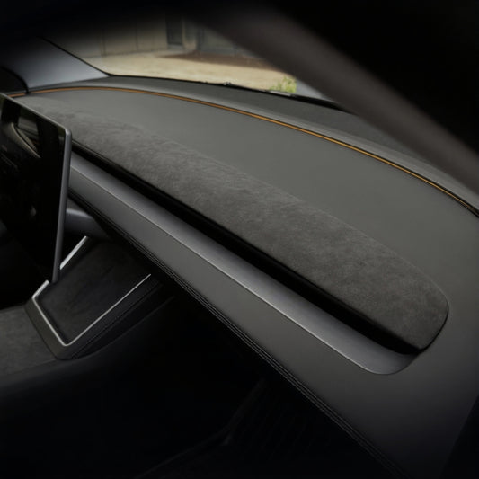 Alcantara Dashboard Replacement for Tesla Model Y Juniper / Model 3 Highland | Premium Matte Finish