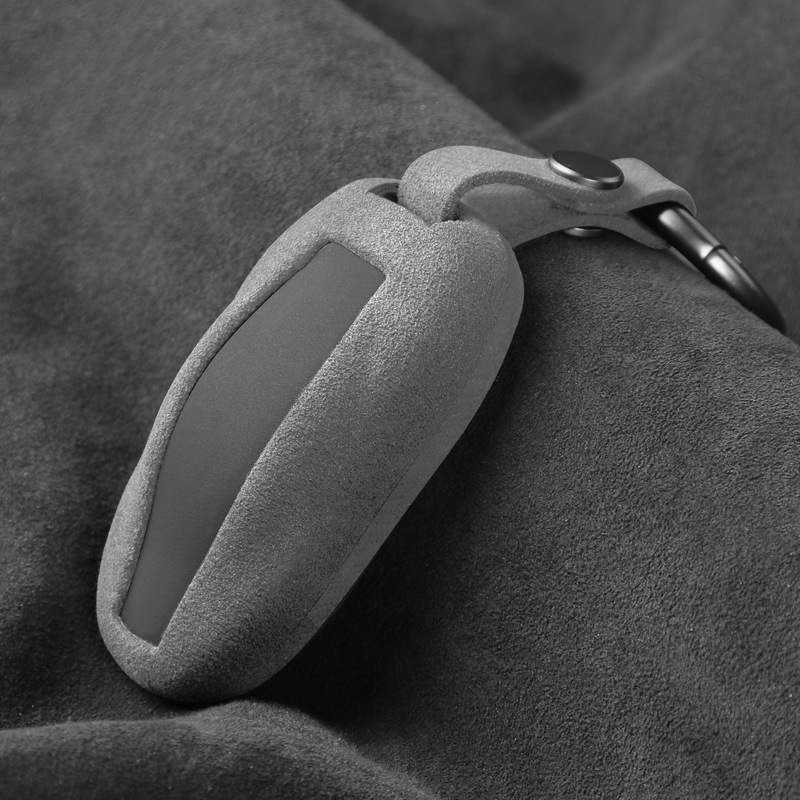Alcantara Key Fob Cover for Tesla Model 3/Y/S/X | Full Protection